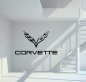 Preview: 38030 Corvette Schriftzug Wandtattoo